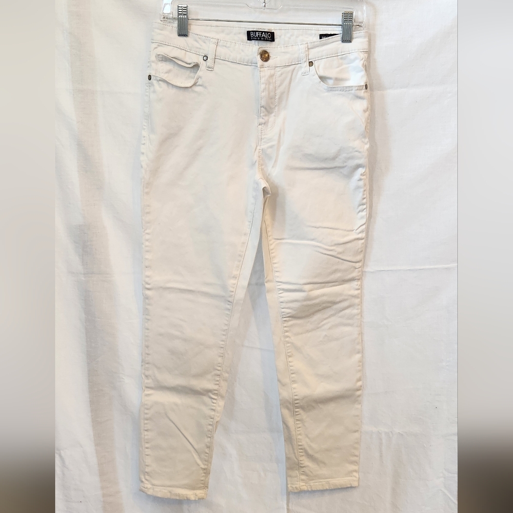 Buffalo David Bitton Women's White/Cream Skinny Jeans